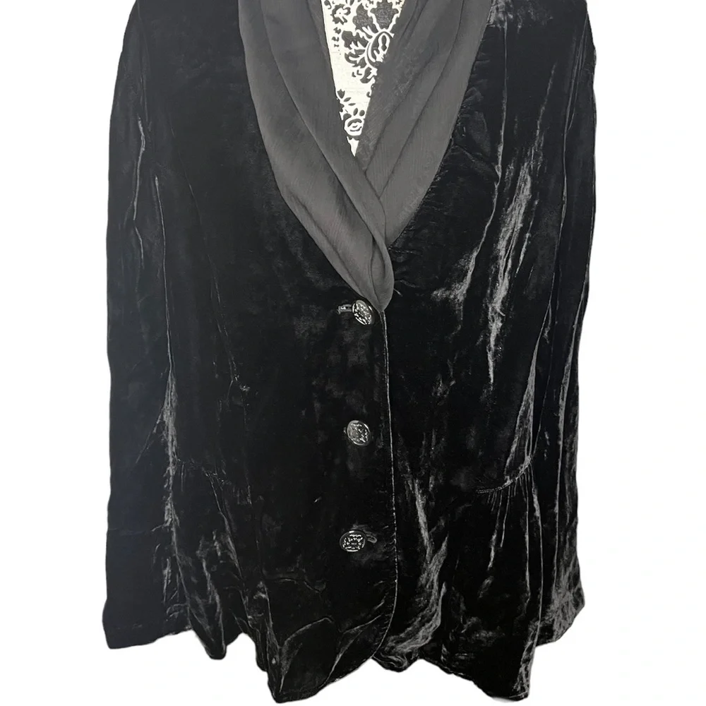 J. Jill Black Suede Blazer XL NWT - Picture 10 of 16